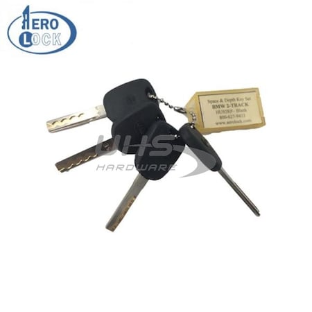 Aerolock AeroLock: BMW 2-Track HU92 Space & Depth Keys (BMW6) AER-BMW6